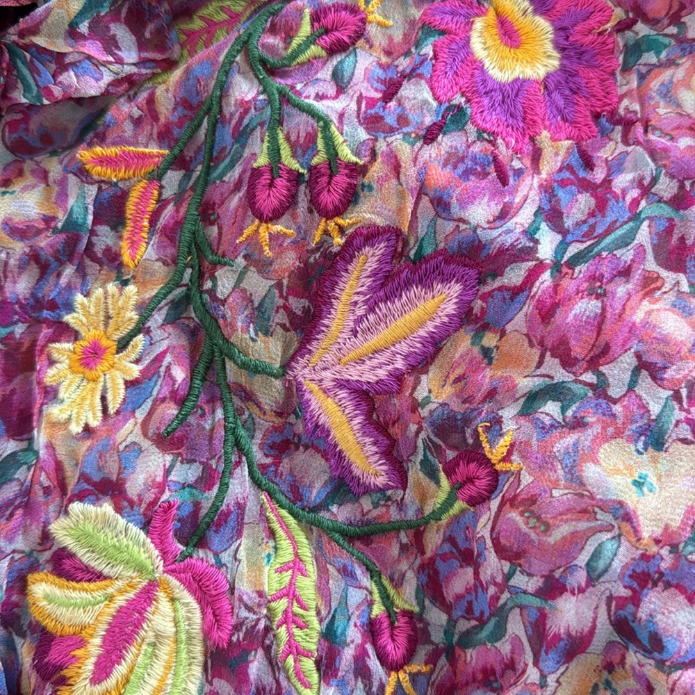 Johnny Was inspired “Eden Embroidered Maxi Dress”. New with tags from Sundance - Picture 7 of 7